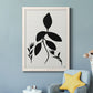 Silhouette Garden I - Barnwood Framed Canvas Print