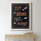 Be Scary - Barnwood Framed Canvas Print
