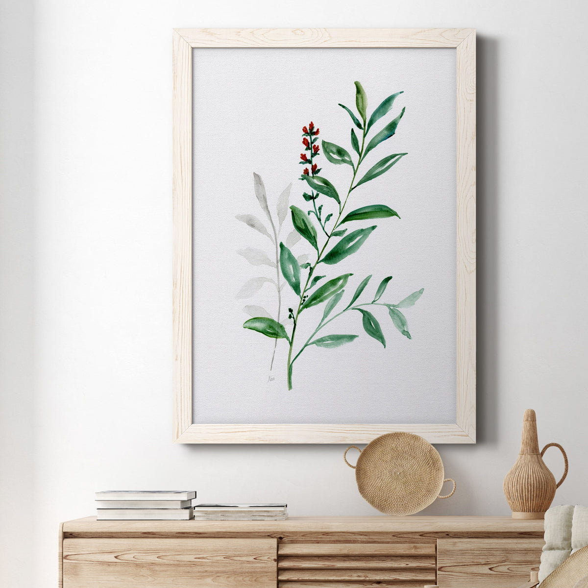 Freshly Picked III - Barnwood Framed Canvas Print