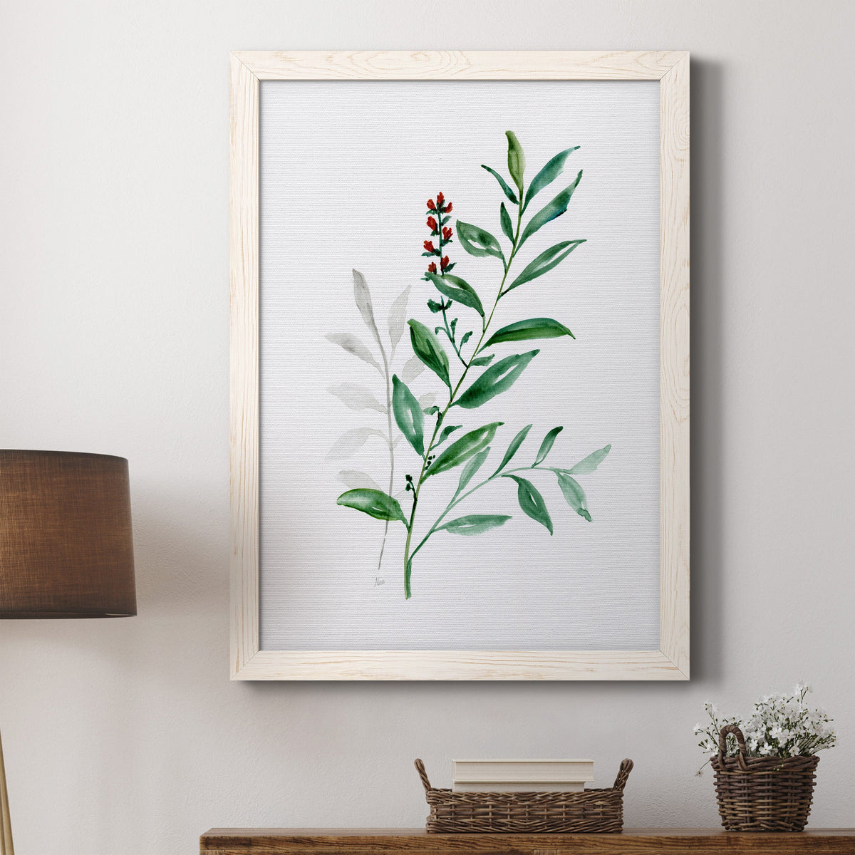 Freshly Picked III - Barnwood Framed Canvas Print