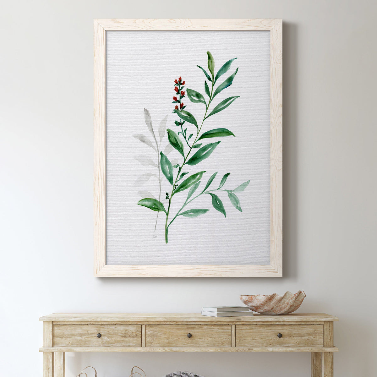 Freshly Picked III - Barnwood Framed Canvas Print