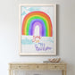 You Are My Rainbow - Barnwood Framed Canvas Print