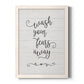 Wash Fears - Barnwood Framed Canvas Print