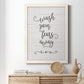 Wash Fears - Barnwood Framed Canvas Print