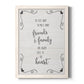 Six Feet - Barnwood Framed Canvas Print