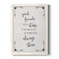 Always There - Barnwood Framed Canvas Print
