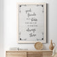 Always There - Barnwood Framed Canvas Print