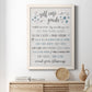 Guide to Self Care - Barnwood Framed Canvas Print