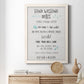 Stay Safe Rules - Barnwood Framed Canvas Print