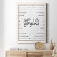 Hello Gorgeous - Barnwood Framed Canvas Print