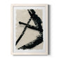 Lines Crossed I - Barnwood Framed Canvas Print