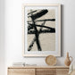 Lines Crossed III - Barnwood Framed Canvas Print