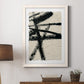 Lines Crossed III - Barnwood Framed Canvas Print