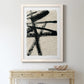 Lines Crossed III - Barnwood Framed Canvas Print