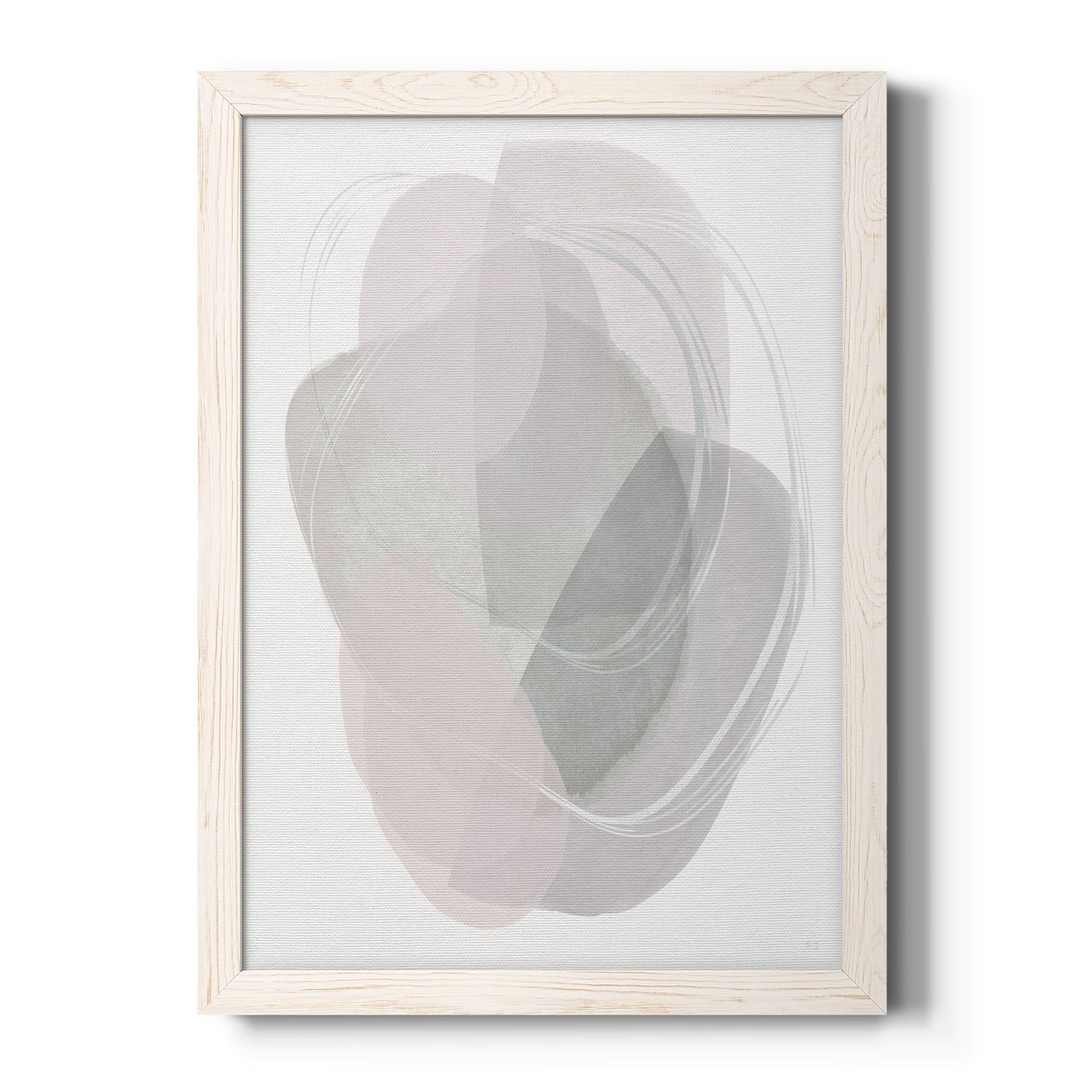 River Jewels II - Barnwood Framed Canvas Print