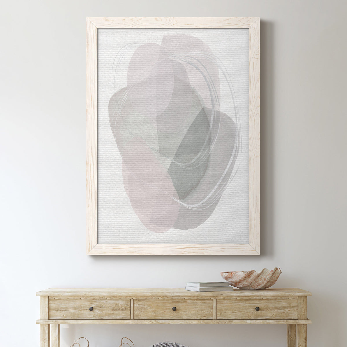 River Jewels II - Barnwood Framed Canvas Print