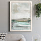 Summer Teal I - Barnwood Framed Canvas Print