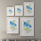 Size comparison chart for a set of two white barnwood framed canvas prints.