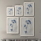 Size comparison chart for a set of two white barnwood framed canvas prints.