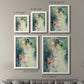 Size comparison chart for a set of two white barnwood framed canvas prints.
