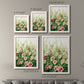 Size comparison chart for a set of two white barnwood framed canvas prints.