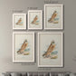Size comparison chart for a set of two white barnwood framed canvas prints.