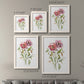 Size comparison chart for a set of two white barnwood framed canvas prints.