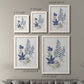 Size comparison chart for a set of two white barnwood framed canvas prints.