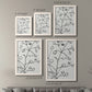 Size comparison chart for a set of two white barnwood framed canvas prints.