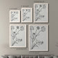 Size comparison chart for a set of two white barnwood framed canvas prints.