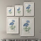 Size comparison chart for a set of two white barnwood framed canvas prints.