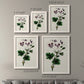 Size comparison chart for a set of two white barnwood framed canvas prints.