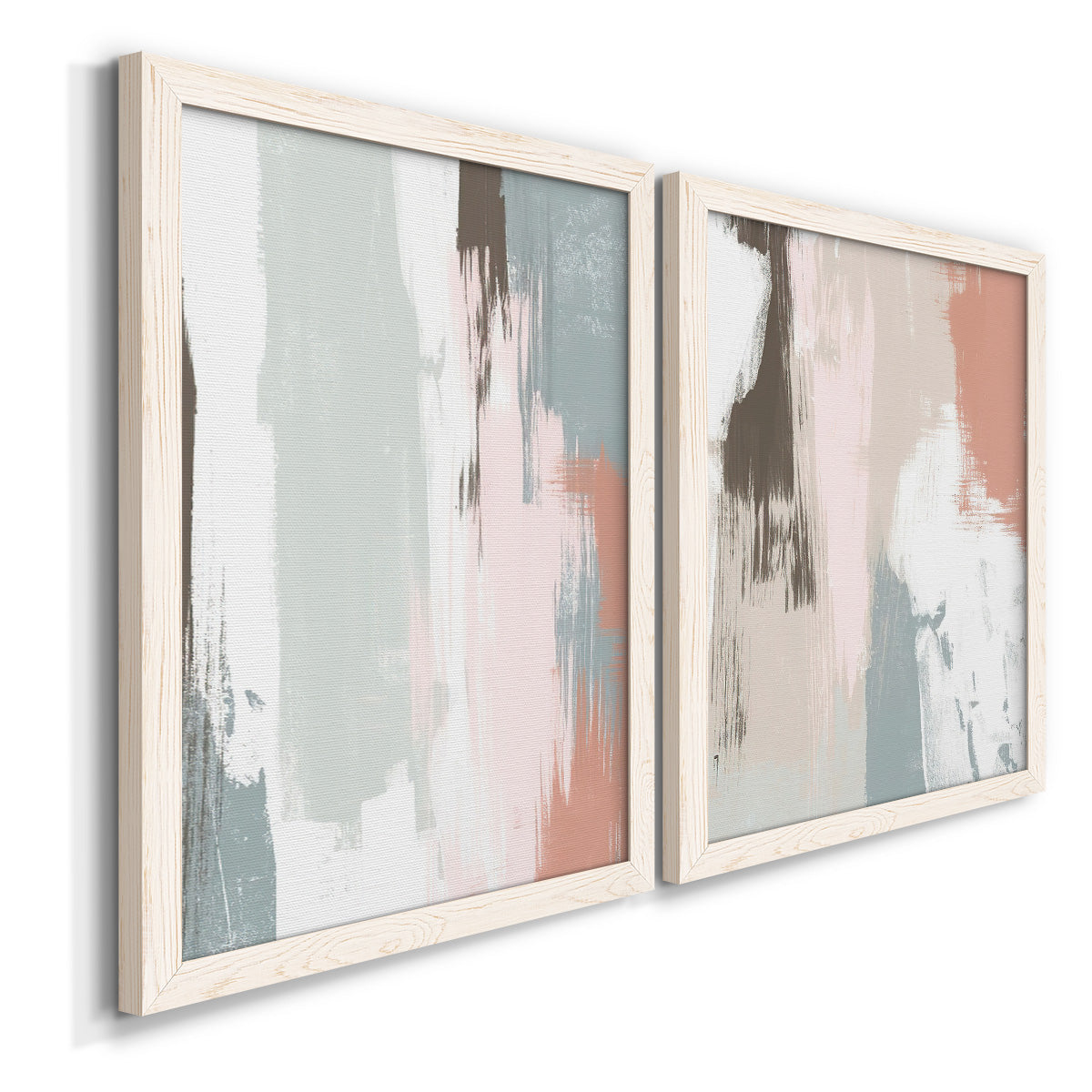 Sandstone Peel III - Barnwood Framed Canvas Set