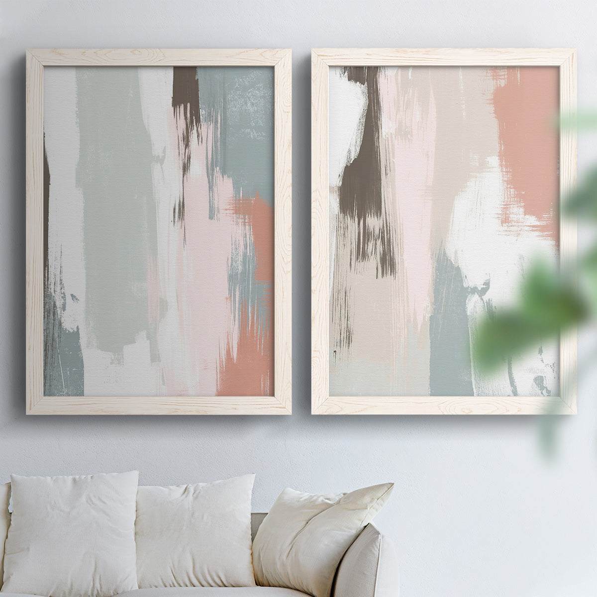 Sandstone Peel III - Barnwood Framed Canvas Set
