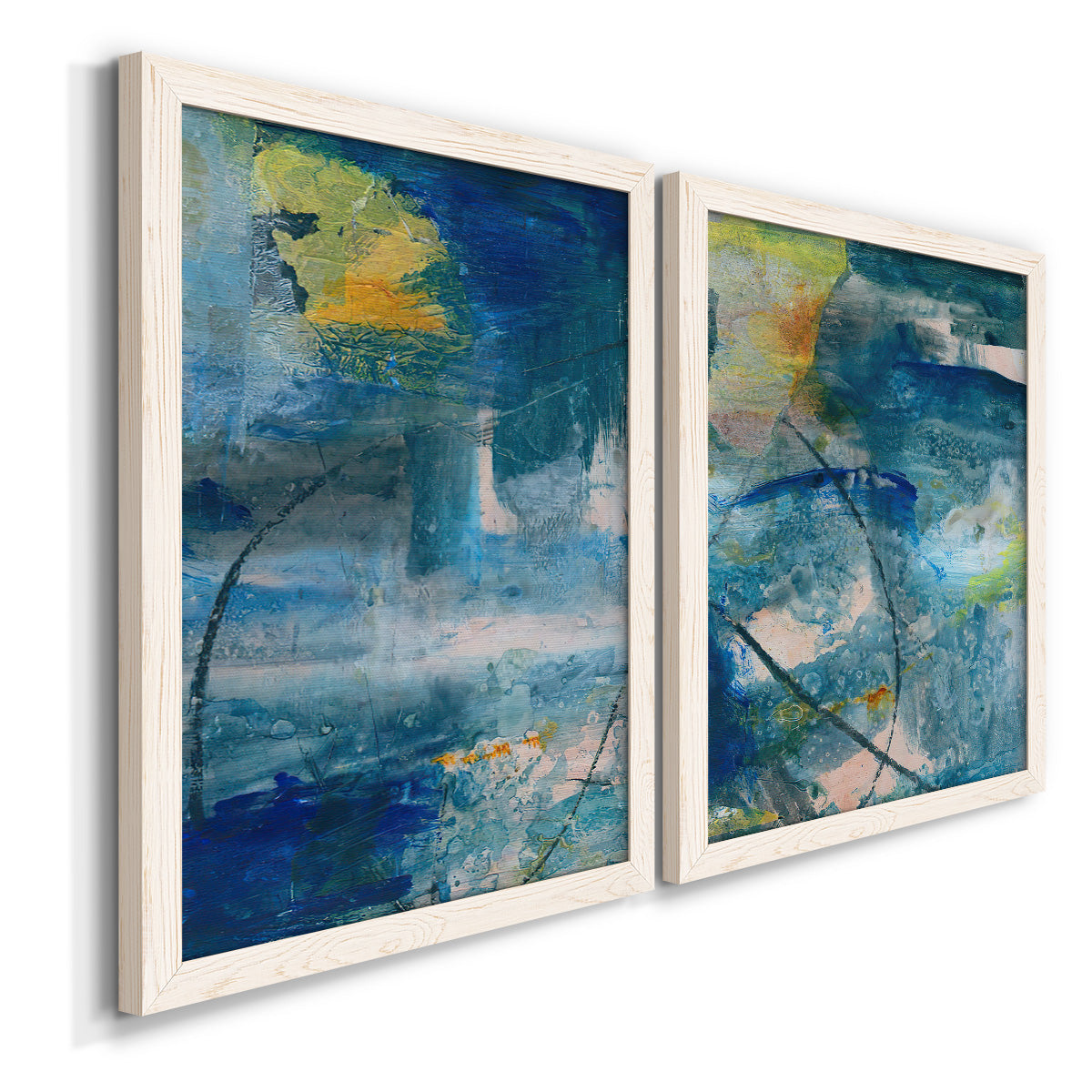 Spring Winds I - Barnwood Framed Canvas Set