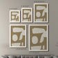Size comparison chart for a set of two white barnwood framed canvas prints.