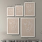 Curly Face I - Barnwood Framed Canvas Set