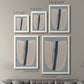 Size comparison chart for a set of two white barnwood framed canvas prints.