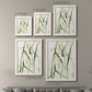 Size comparison chart for a set of two white barnwood framed canvas prints.