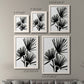 Size comparison chart for a set of two white barnwood framed canvas prints.