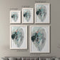 Size comparison chart for a set of two white barnwood framed canvas prints.