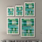 Size comparison chart for a set of two white barnwood framed canvas prints.