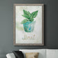 Potted Basil - Barnwood Framed Canvas Print