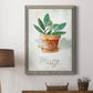 Potted Sage - Barnwood Framed Canvas Print