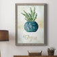 Potted Thyme - Barnwood Framed Canvas Print