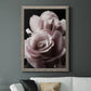 Rose Noir II - Barnwood Framed Canvas Print