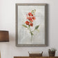 Linen Sweet Pea - Barnwood Framed Canvas Print