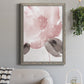 Blush Bloom I - Barnwood Framed Canvas Print