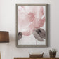 Blush Bloom I - Barnwood Framed Canvas Print