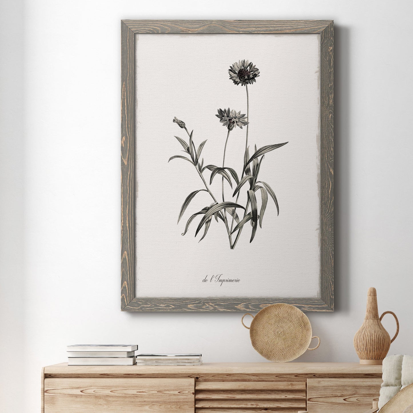 Sketchbook Imperial - Barnwood Framed Canvas Print